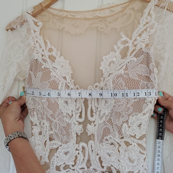 Tarik Ediz Wedding Dress sz 2 - Picture 14 of 16